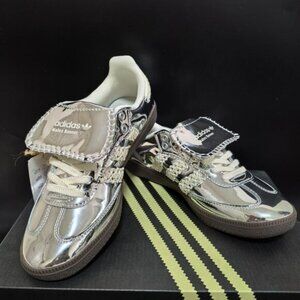 Adidas Samba x Wales Bonner Low Silver Metallic Sneakers